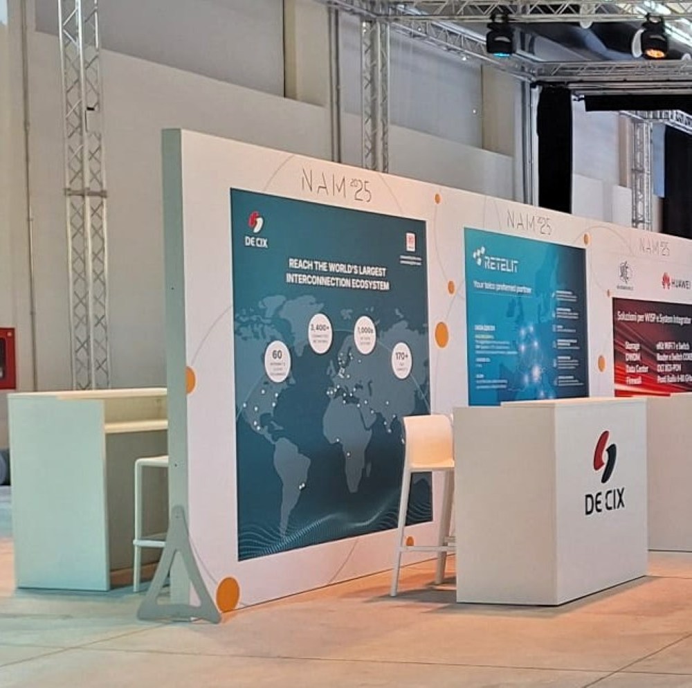 Backdrop con sistema Smart Frame disponibile a noleggio