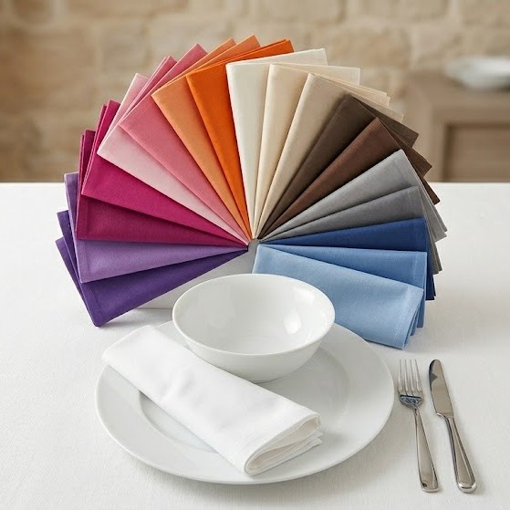Tovaglia in cotone 330x330cm per eventi disponibile a noleggio